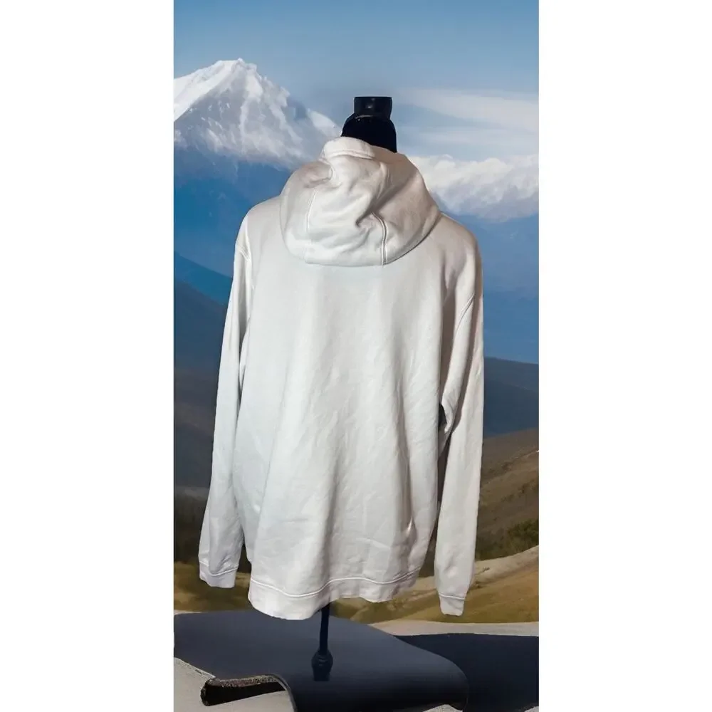 Nike‎ Panola White And Green Hoodie Sweatshirt XL Athleisure Comfort